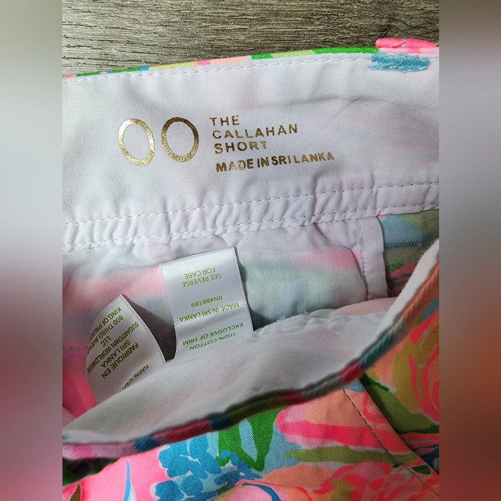 Lilly Pulitzer The Callahan Shorts Size 00 - Picture 2 of 8